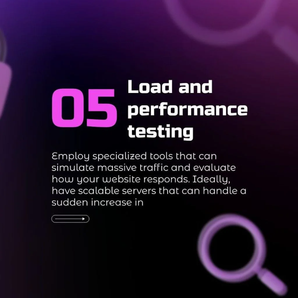 Load and performance testing