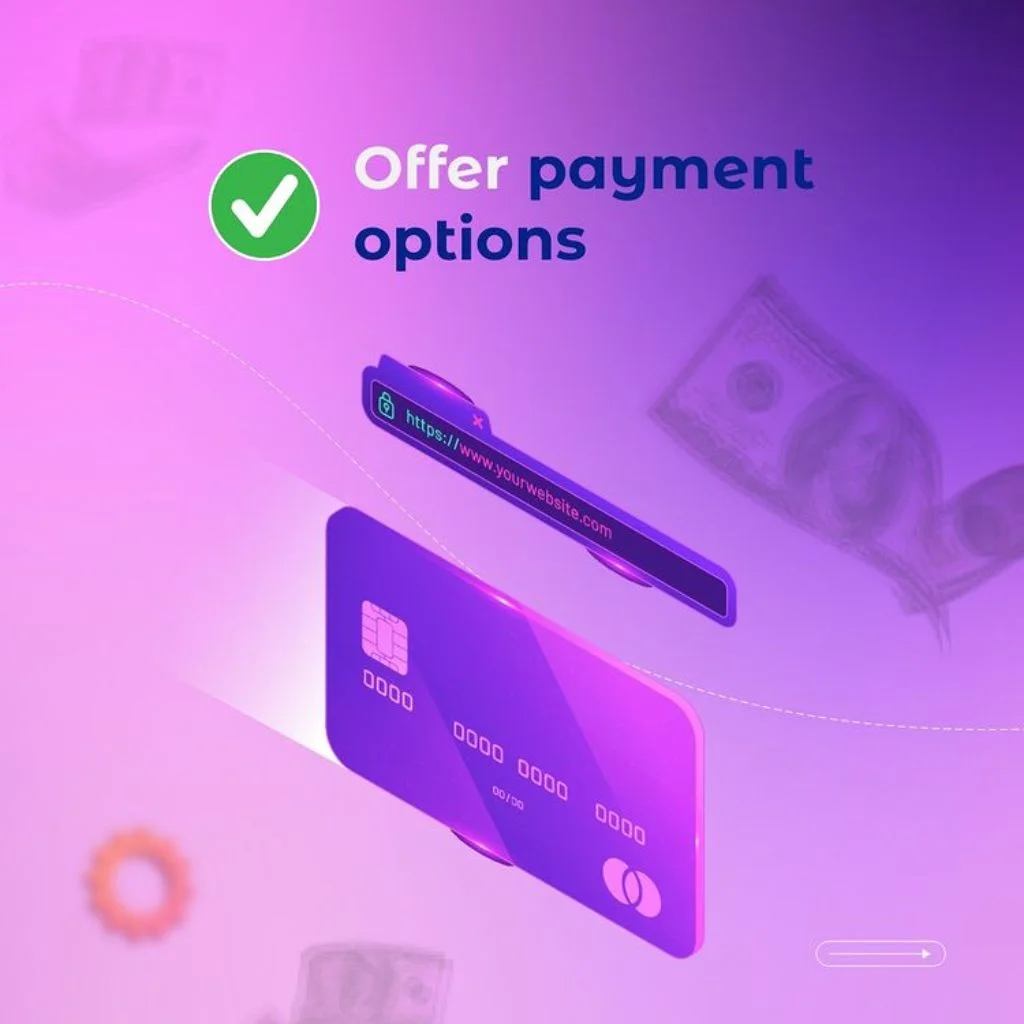 Offer payment options