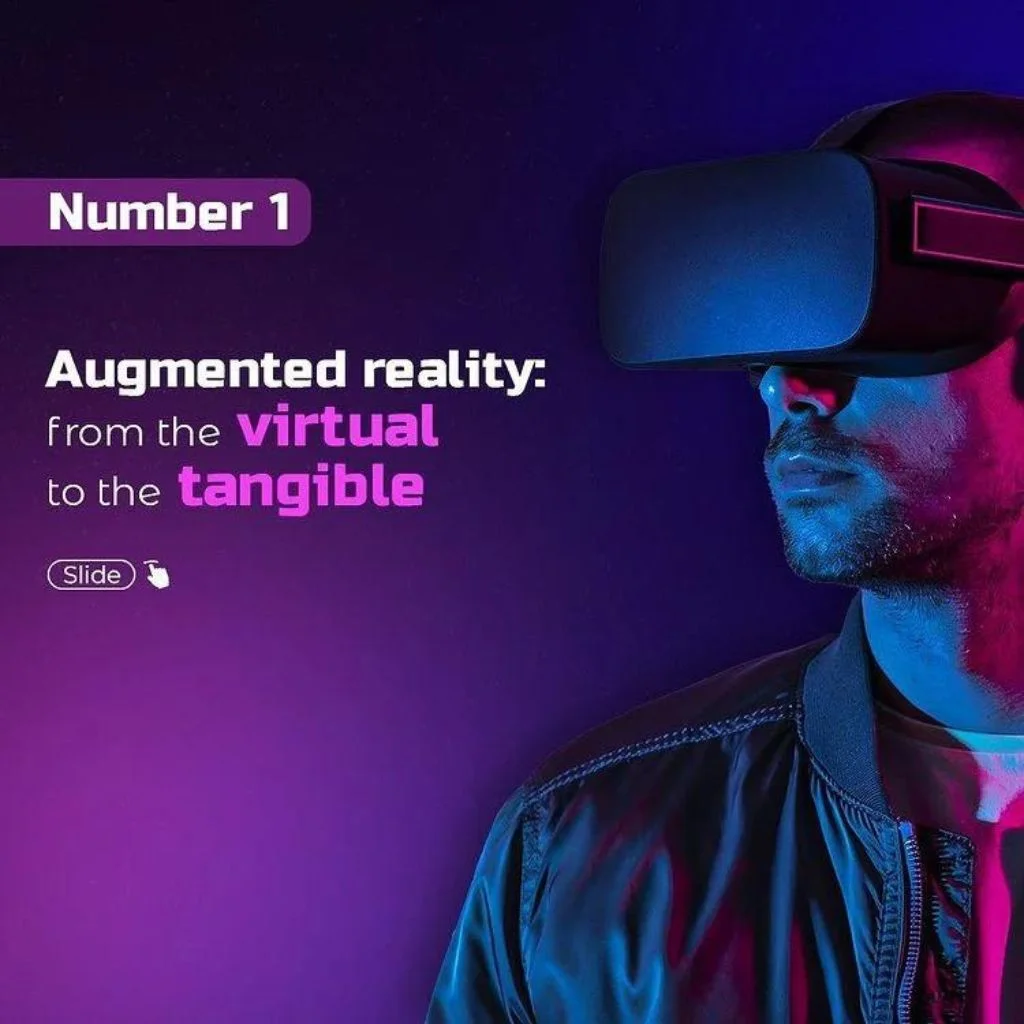 Augmented reality from the virtual to the tangible