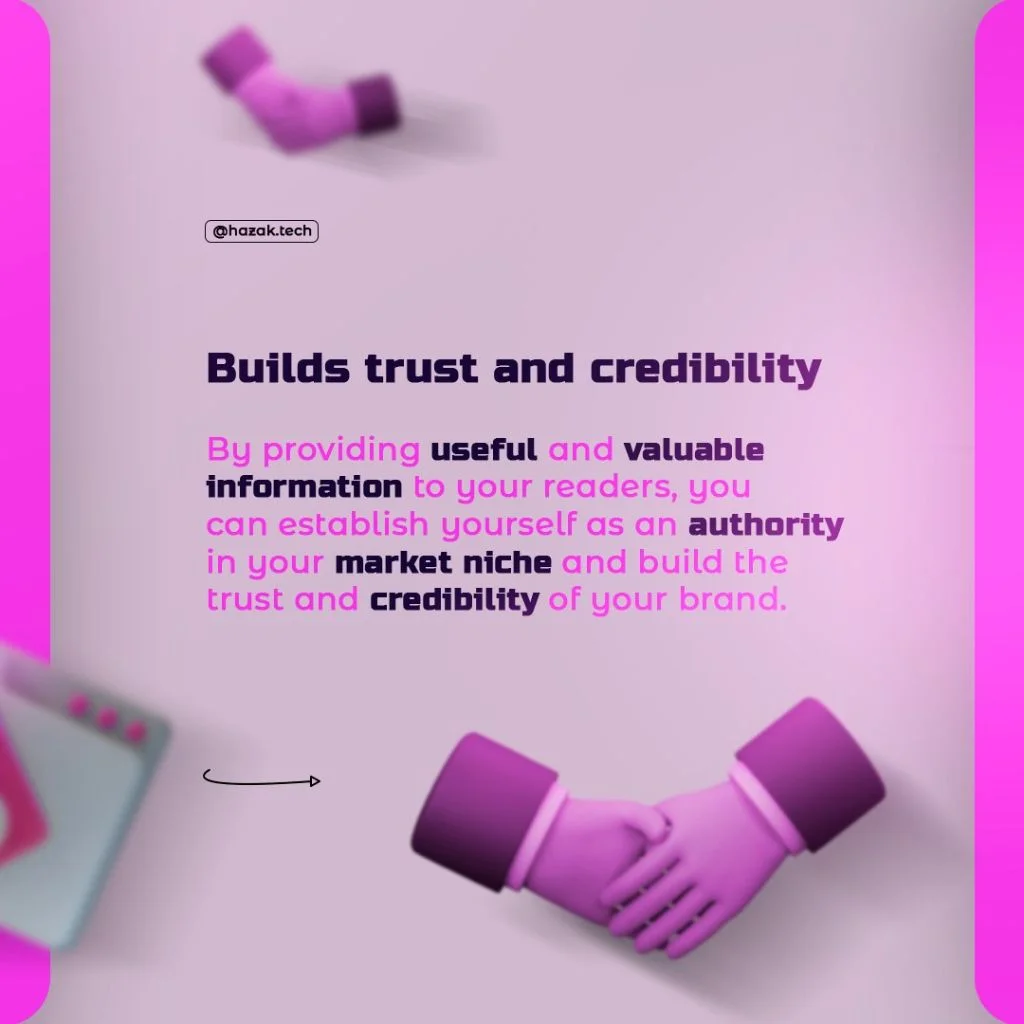 Builds trust and credibility